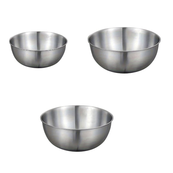 Stainless Steel Mixing Bowl, Large Non Slip Prep Bowl with Measuring Scale for Baking, Cooking, Salad & Fruit, Kitchen Mixing Bowl