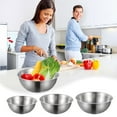 thumbnail image 1 of Stainless Steel Mixing Bowl with Lid for Kitchen - Food Storage Container for Fridge Organization, Meal Prep, and Serving - Dishwasher , Rust Resistant, Heavy Duty Metal Bowl, 1 of 7