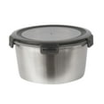 thumbnail image 1 of Stainless Steel Mixing Bowl with Lid, Round Food Storage Bowl for Refrigerator and Kitchen, Reusable and Versatile Container for Meal Prep, Serving, and Refrigerator Organization, 1 of 3