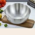 thumbnail image 1 of Stainless Steel Mixing Bowl Set | 1-Piece Heavy Duty Large Basin for Baking, Cooking & Food Prep | Rust-Resistant Kitchen Bowls for Mixing, Marinating & Serving, 2100ml, 1 of 3