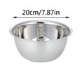 thumbnail image 1 of Stainless Steel Mixing Bowl,Stainless Steel Basin – Metal Salad Bowl – Polished Mirror Kitchen Mixing Bowls – Universal Simple Bowl- Storing and Preparing Food - 600ml, 1 of 2