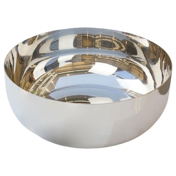 Stainless Steel Mixing Bowl and Metal Basin for Kitchen Food Prep, Baking, and Multipurpose Household Use,Silver 32*32cm