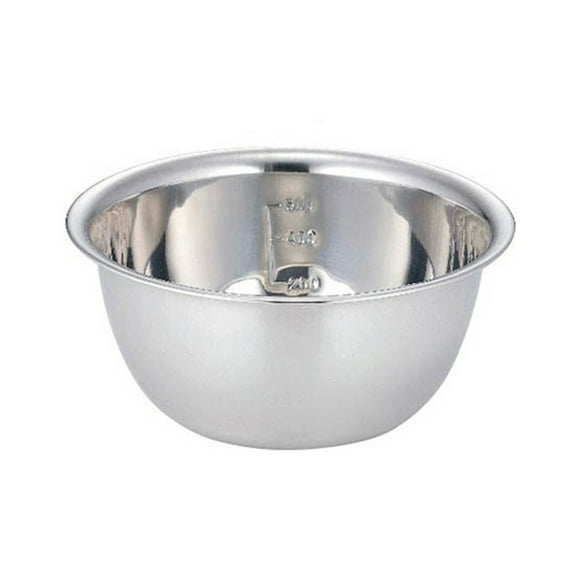 Stainless Steel Mixing Bowl with Durable Lightweight NonSlip Base, Thickened Multifunctional Mixing Bowls for Kitchen Silver 2XL