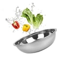 thumbnail image 1 of Stainless Steel Mixing Bowls, Flat Base Stainless Steel Serving Bowls, 12.6 Inch Mirror Polish Large Metal Bowl Set for Kitchen Cooking, Baking, Prepping, 1 of 6