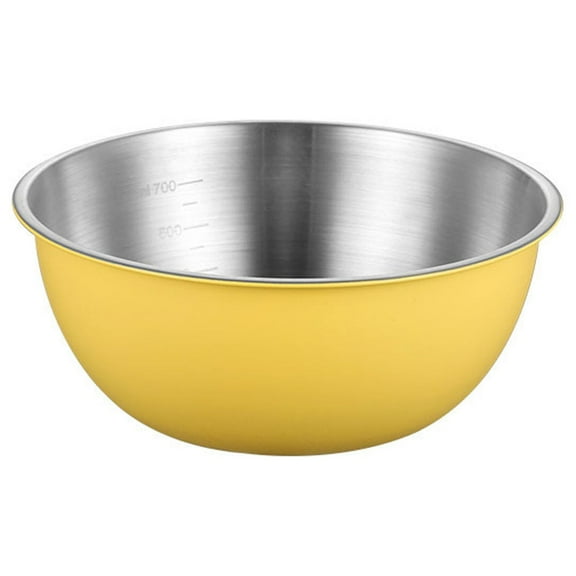 Stainless Steel Mixing Bowls, Food Prep Bowls, Kitchen Mixing Bowls Set, 3 Sizes, Multipurpose for Baking, Salad, Marinating, 3-Piece Set