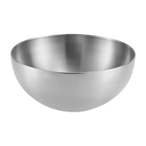Stainless Steel Mixing Bowls,Heavy-Duty Salad Bowl,Metal Round Storage Bowls For Kitchen,Metal Mixing Bowls For Kitchen,Food Prep, Cooking, Baking,Kitchen Food Storage Organizers Bowls,Silver