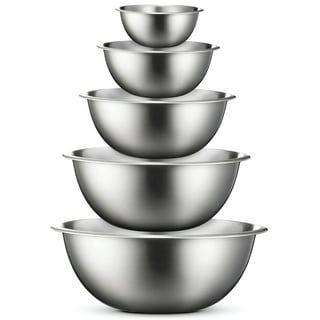Kitchen Stainless Steel 304 Mixing Bowl Deep Design Cooking Baking Cake  Bread Salad Kitchen Mixer Bowl, 2800ML