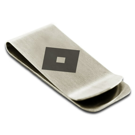 Tioneer Stainless Steel Miyoshi Samurai Crest Engraved Money Clip Credit Card Holder
