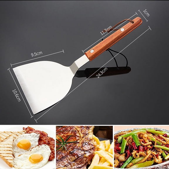Stainless Steel Moderate Turner Japanese Steak Pancake Spatula Cooking Utensils For Making Cakes/steaks Kitchen Tools Accessory
