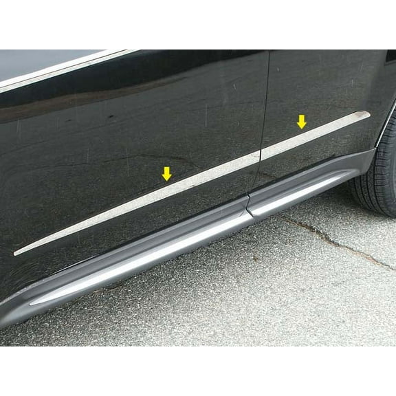 Stainless Steel Molding Insert 4Pc Fits 2010-2017 Chevrolet Equinox MI50160 QAA