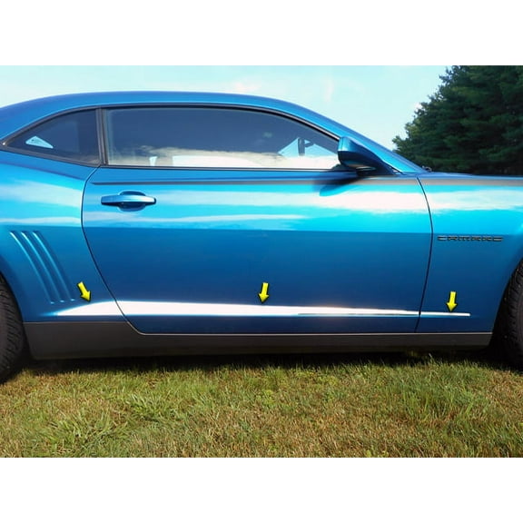 Stainless Steel Molding Insert 6Pc Fits 2010-2015 Chevrolet Camaro MI50100 QAA