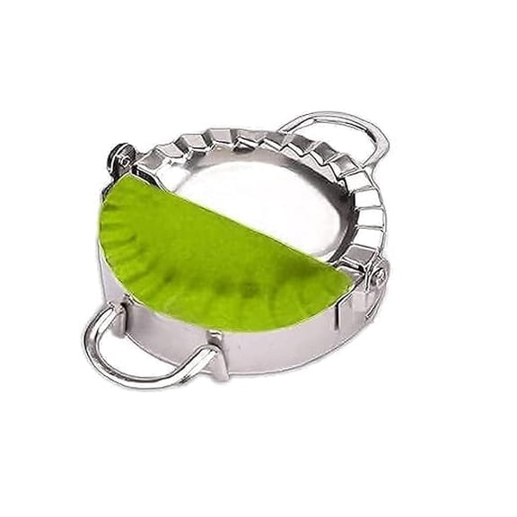 Stainless Steel Momos Maker Cutter- Big Size Dumpling Maker Dough Press Mould Wrapper Dough Cutter for Kitchen Making Tools