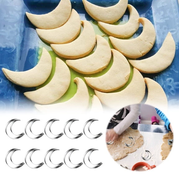 Stainless Steel Moon Cookie Cutter for Baking Enthusiasts Create Delicious Cake Designs and Surprise Your Loved with Culinary Inspiration