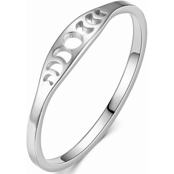 Size 3-13 Stainless Steel Simple Love Knot Celtic Promise Anniversary ...