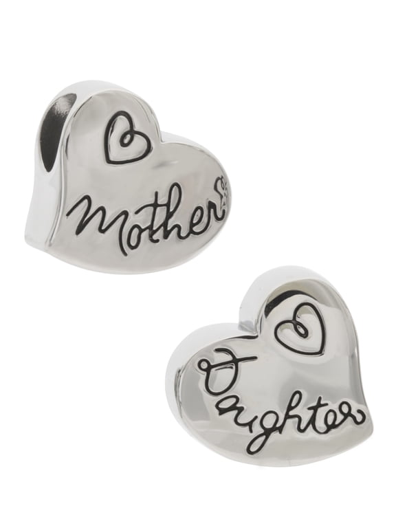 Stainless Steel Mother and Daughter Charm Bracelet by Hallmark