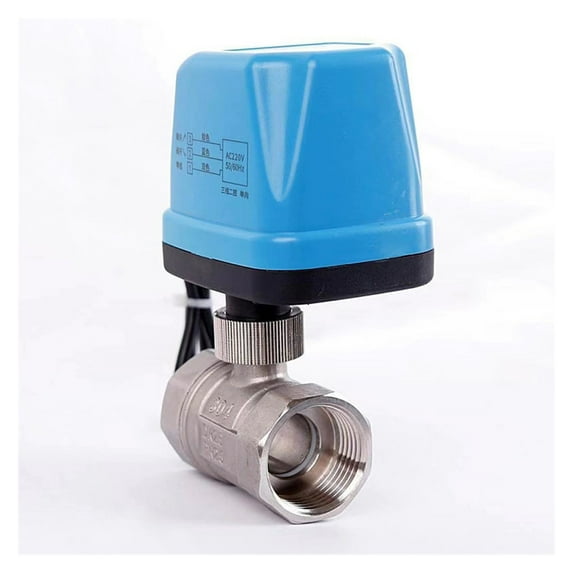 Stainless Steel Motor Two-way Valve Two Water Line Globe Normally Open Thick Close 12V 24V 220V Solenoid Ball Valve ,Durable Materia