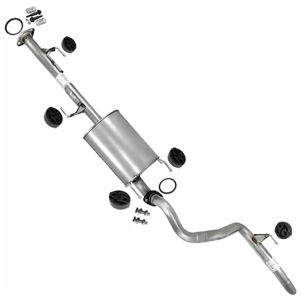 Northeastern Exhaust Muffler & Tail Pipe with Hangers Fits 2007-2014 Toyota FJ Cruiser 4.0L - Direct Fit | Stainless Steel System Kit
