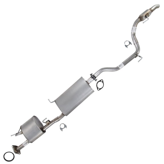 Northeastern Exhaust Muffler & Rear Resonator Pipe Kit Fits 2013-2020 Nissan Pathfinder 3.5L - Direct Fit | Stainless Steel | Includes Clamp & Gaskets
