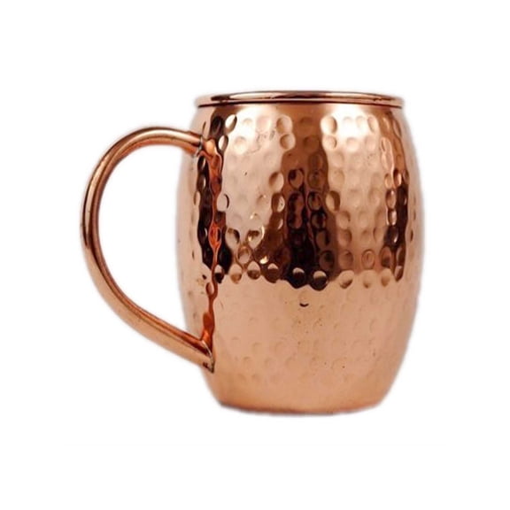Stainless Steel Mule Cup Copper Finish Glass For Mule Drinks And Iced Beverages