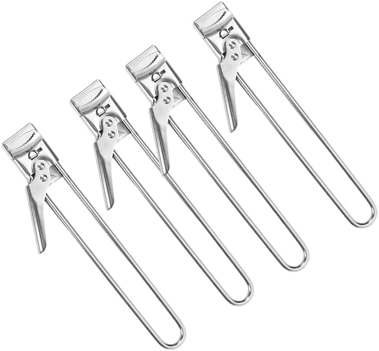 Stainless Steel Multi-Function Opener - Adjustable Jar Lid Remover,Manual Can & Bottle Cap Opener Tool for Home Kitchen (2)