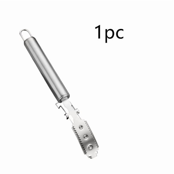 Stainless Steel Multi-Functional Hair Scraper Tool for Pigs, Fish, Chickens, Ducks - Durable, Rust-Resistant, Easy to Clean Kitchen & BBQ Prep Tool