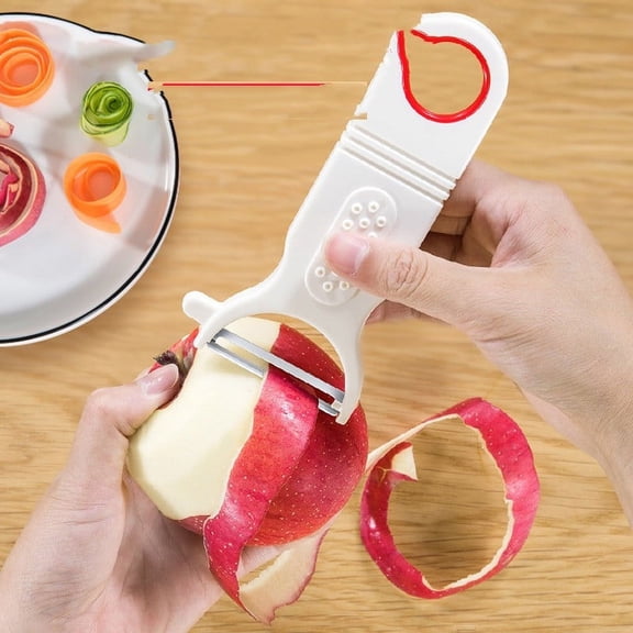 Stainless Steel Multi-Functional Peeler with Ergonomic Handle for Vegetables and Fruits, Durable and Easy to Clean Kitchen Tool