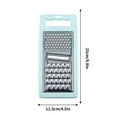thumbnail image 1 of Stainless Steel Multi-Purpose Grater, 4-Sided Box Grater for Vegetables, Cheese, and Fruits, Kitchen Tool for Shredding and Slicing ( Light Blue ), 1 of 6