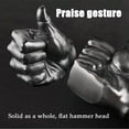 thumbnail image 1 of Stainless Steel Multi Purpose Hammer Tool With Wooden Handle Heavy Duty Hand Tool For Camping Survival Repair Work for Outdoor Enthusiasts Handyman, 1 of 3
