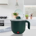 thumbnail image 1 of Stainless Steel Multi-Purpose Rice Cooker with Nonstick Pot and Transparent Lid for Dorms and Small Kitchens, 1 of 6