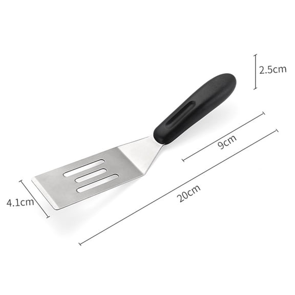 Stainless Steel Multi-Purpose Turner Spatula, Heavy-Duty Flipper for Steak, Burgers, and Vegetables, Ergonomic Handle for Secure Grip and Safe Flipping on Grills and Pans