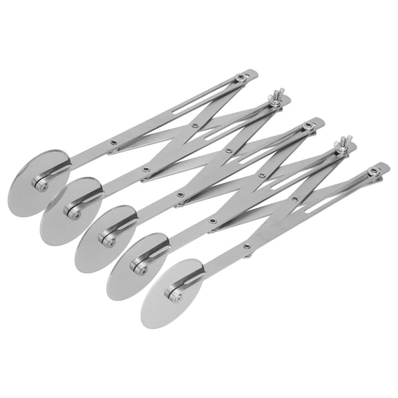 Stainless Steel Multi Wheel Dough Roller Divider Biscuits Pastry Pizza Cutter Baking Tools 5 Wheels