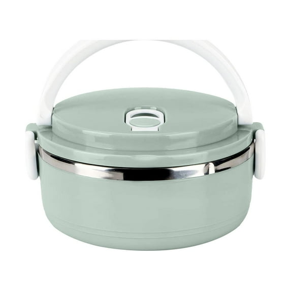 Stainless Steel Multi-layer Lunch Box, Plastic Insulation Food Container, Fresh-keeping Bento Box with Compartments, Portable Thermal Meal Prep for Work, Leakproof Reusable