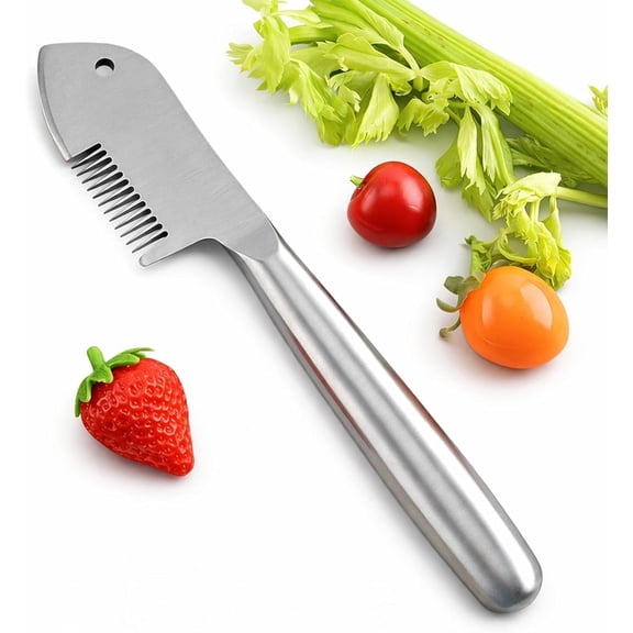 Stainless Steel Multi-purpose Julienne Peeler, Precision Julienne Blade, Vegetable Julienne Slicer Quick & Easy Kitchen Shredder Tool for Fruit, Potatoes, Carrot (1)