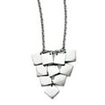 thumbnail image 1 of Stainless Steel Multi-square Polished Necklace - 18.5 Inch, 1 of 2