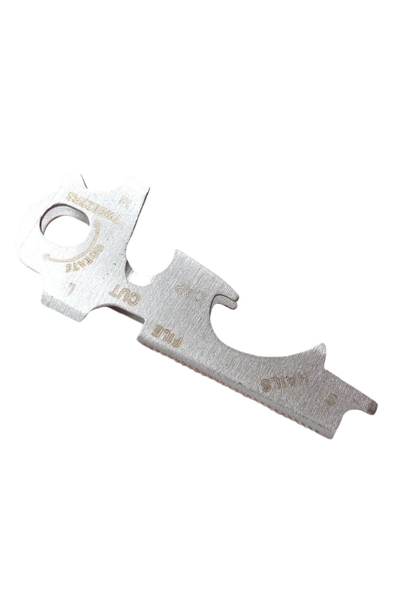 Stainless Steel Multitool Keychains Outdoor Survival Multipurpose Keychains for Camping Hiking Cycling Emergencies Use