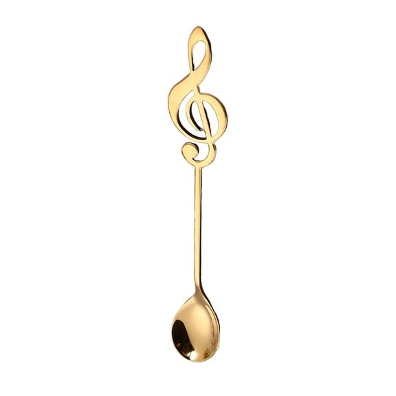 Stainless Steel Musical Note Spoons Unique for Coffee and Music Enthusiasts Elegant Tableware Set