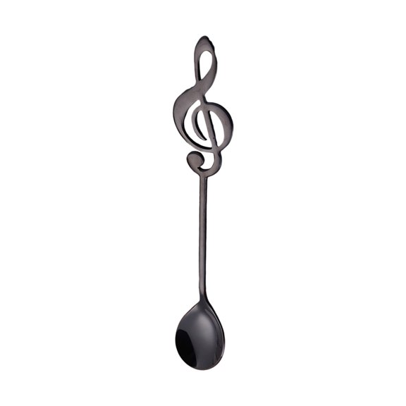 Stainless Steel Musical Note Spoons Unique for Coffee and Music Enthusiasts Elegant Tableware Set