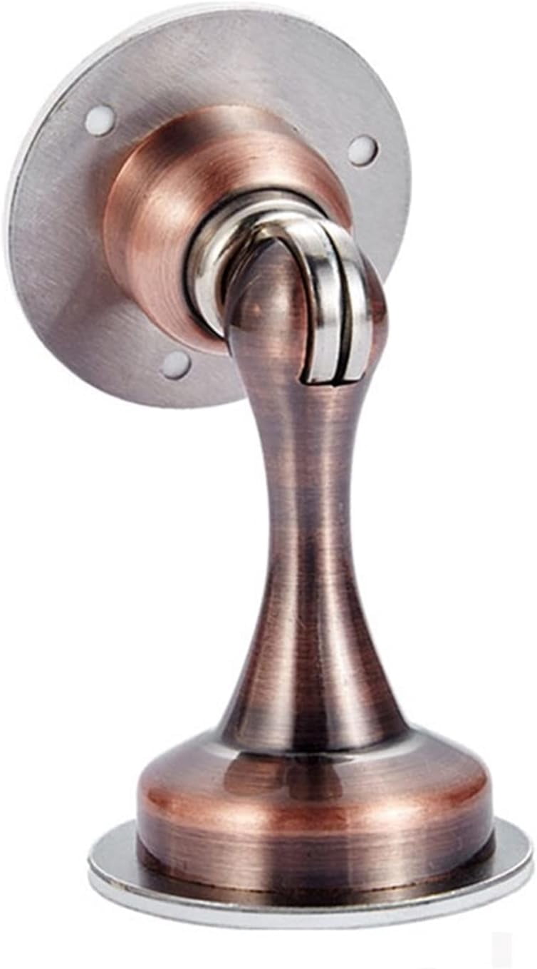 Stainless Steel Mute Magnetic Door Stopper Non Punching Sticker Hidden Door Holders Floor Mounted Nail-Free Door Stops 1Pcs