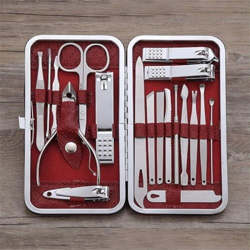 Stainless Steel Nail Clipper Beauty Tool Finger Toenails Nippers Cutters Dead Skin Dirt Remover Pedicure Manicure Kit