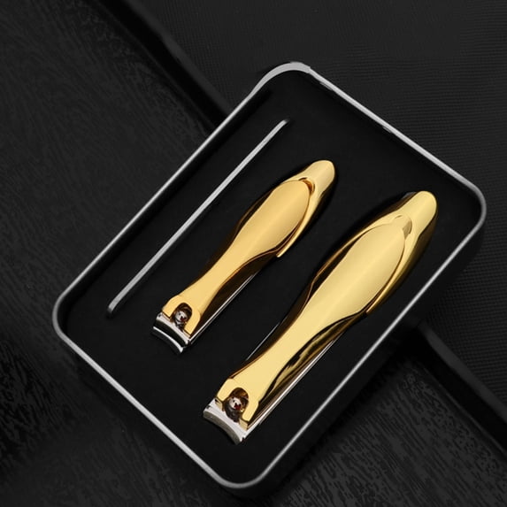 Stainless Steel Nail Clipper Set Heavy Duty Toenail Cutter Manicure Pedicure Tool Grooming Kit for Thick Nails