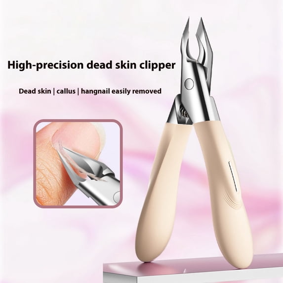 Stainless Steel Nail Clipper for Thick Nails Non Handle Easy Grip Portable Durable Cuticle Trimmer Manicure Pedicure Tool