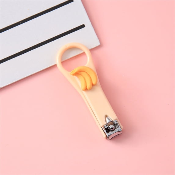 Stainless Steel Nail Clippers Manicure - Cute Mini Nail Cutter Portable Travel Nail Trimmer Fingernail Toenail Grooming Tool Ergonomic Grip Precision Cutting Household Daily