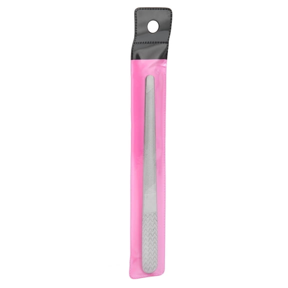 Stainless Steel Nail File Double Sided Metal Manicure Buffer Polish Tool for Home and Professional Salons, 5.1 Inches / 13 cm