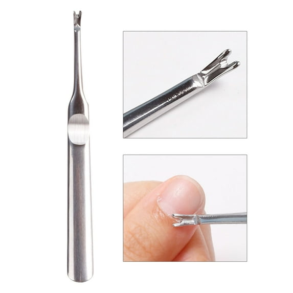 Stainless Steel Nail File Manicure Tool Cuticle Pusher Dead Skin Remover Durable Grooming Kit