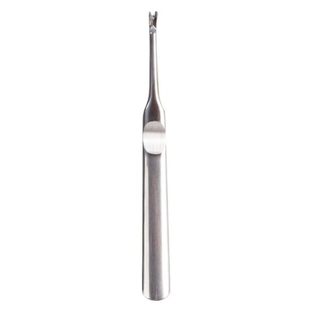 Stainless Steel Nail File Manicure Tool with Cuticle Pusher and Fine Grit for Smooth