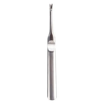 Stainless Steel Nail File Manicure Tool with Cuticle Pusher and Fine Grit for Smooth