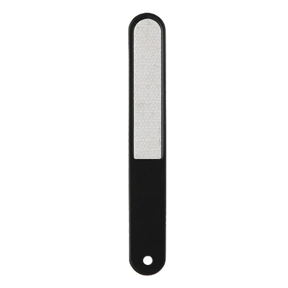 Stainless Steel Nail File for Nail Care - Gray Nail Polish File for Pedicure and Use - Heavy-Duty Double Grinding Tool