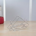 thumbnail image 1 of Stainless Steel Napkin Holder, Vertical Table Napkin Rack Space Saving Organizer for Kitchen Countertop Living Room, Metal Dispenser for Paper Towels Cocktail Napkins Letters, 1 of 6