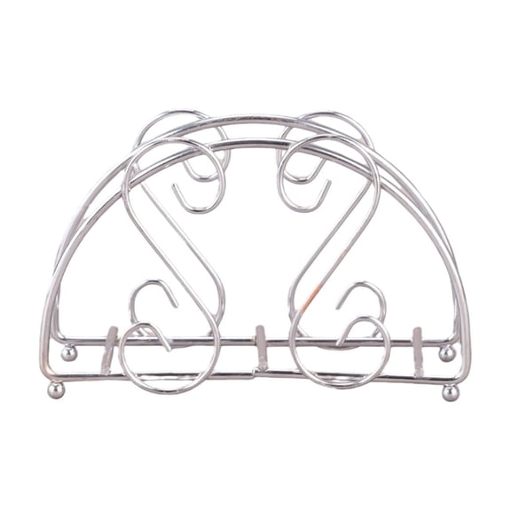 Stainless Steel Napkin Rack - Space-Saving Vertical Design, Easy Dispensing, Durable Construction for Home, Kitchen, Restaurant, and Outdoor Use