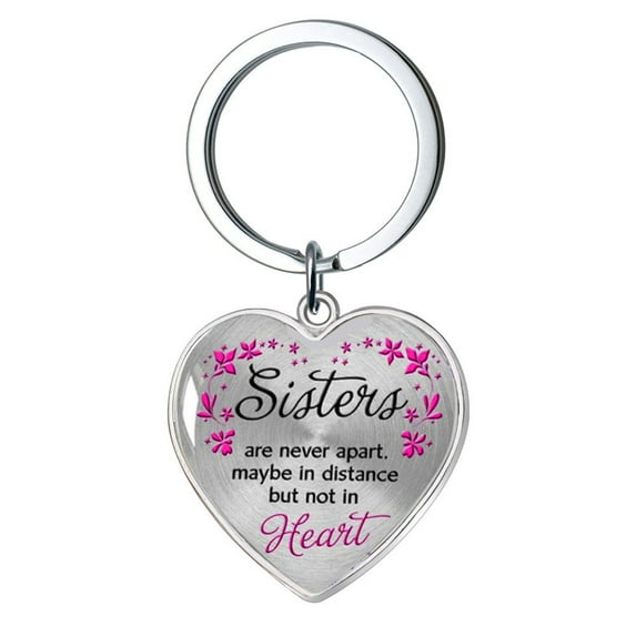 Stainless Steel Necklace Sister Heart Peach Heart Alloy Pendant Jewelry Heart, Xinsrenus Under $5! Stainless Steel Necklace Sister Heart